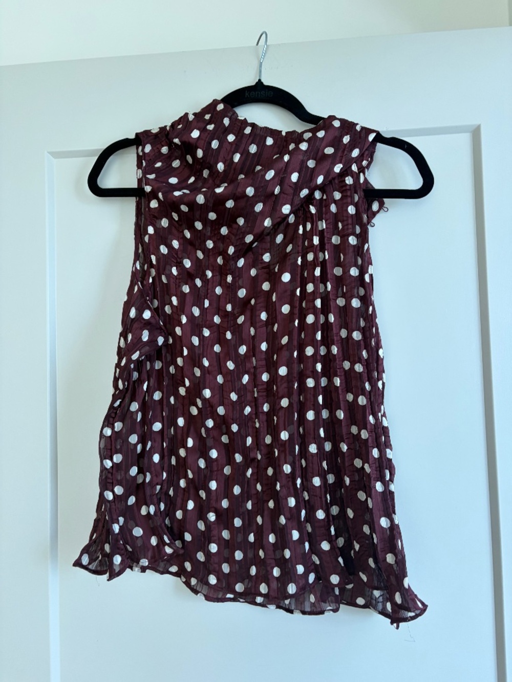 Zara mock neck top L